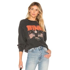 Annie Bing Vintage Bing Sweatshirt in Black